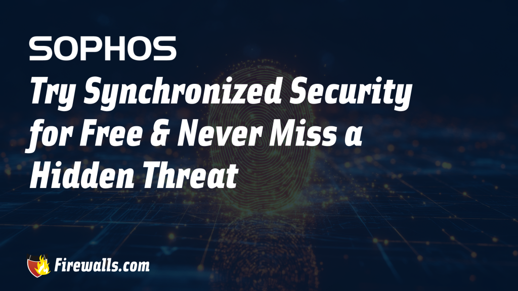 Synchronized Security from Sophos allows greater appplication visibility, automated incident response, and security heartbeat