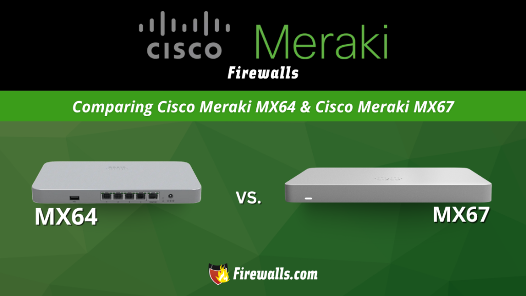 Take a closer look at Cisco Meraki MX64 and MX67 firewalls