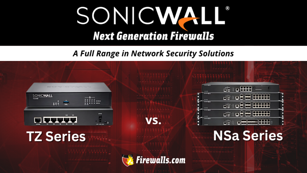 SonicWall TZ vs NSa Series