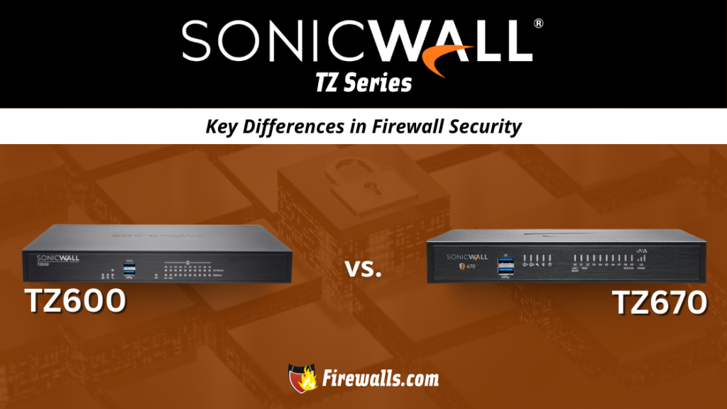 SonicWall TZ600 vs TZ670 Key Differences in Firewall Security