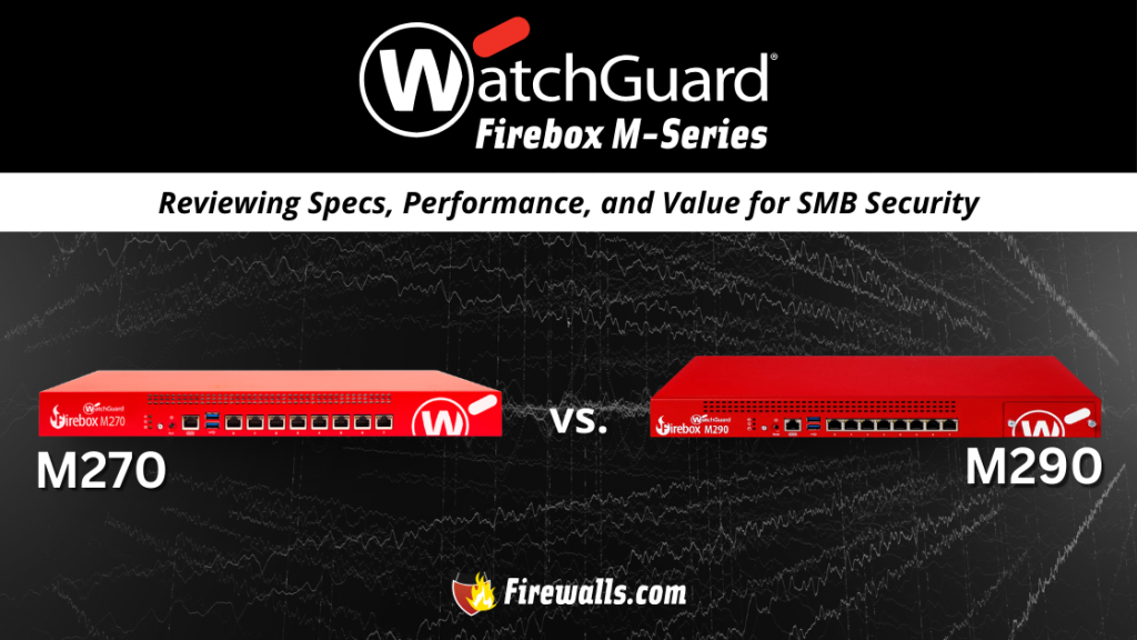 WatchGuard M270 vs M290 Reviewing Specs, Performance, and Value for SMB Security