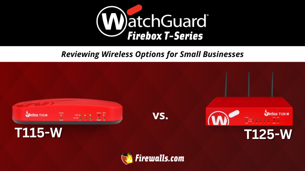 WatchGuard Technologies Firewall T115-W vs T125-W