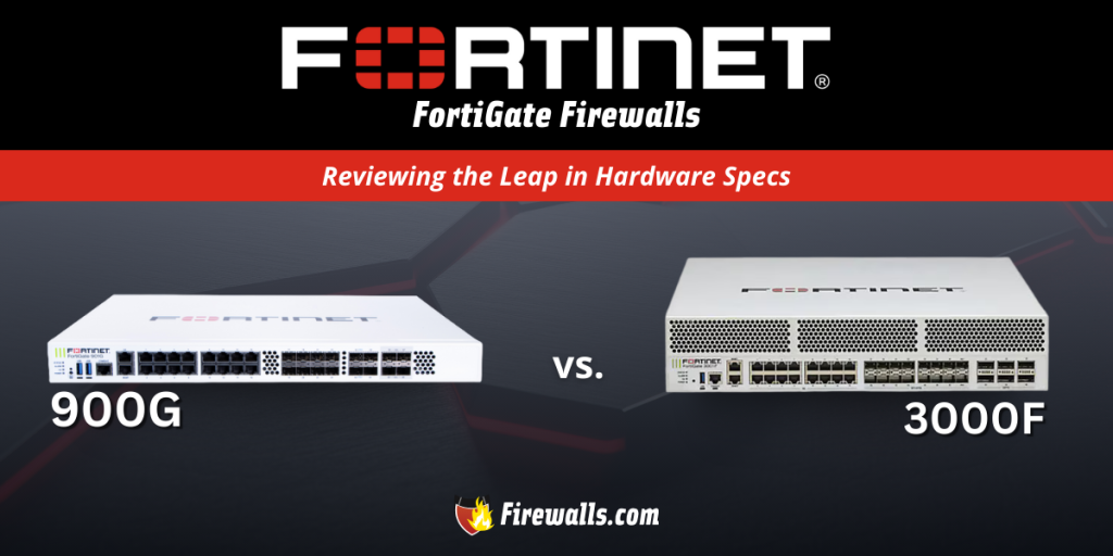 FortiGate Firewall 900G vs 3000F: Reviewing the Leap in Hardware Specs