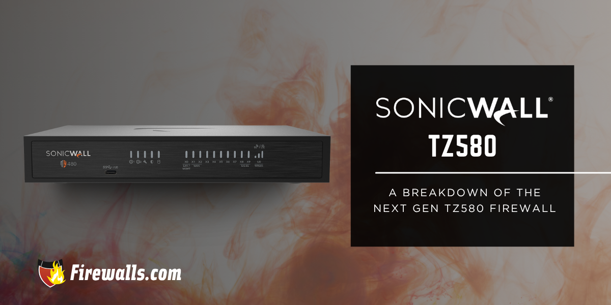 SonicWall Next Gen Firewall: A Breakdown of the TZ580