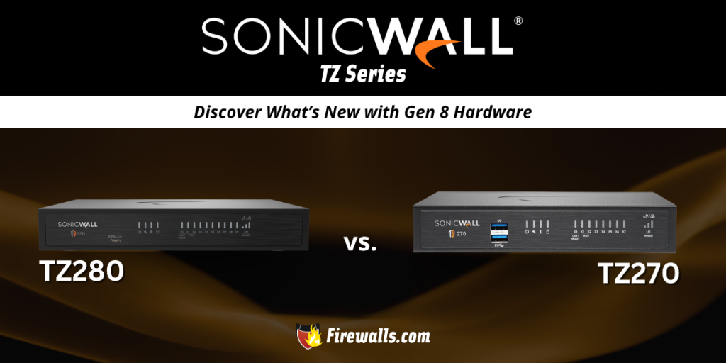 SonicWall TZ 280 vs TZ 270: Discover What’s New with Gen 8 Hardware