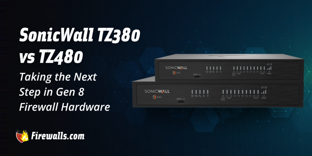 SonicWall TZ 380 vs TZ 480: Taking the Next Step in Gen 8 Firewall Hardware