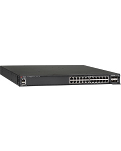 Ruckus ICX 7450 24-Port 1 GbE Switch Bundle - 4x10 GbE SFP+ Uplinks/Stacking & 2x40 GbE QSFP+ Uplinks/Stacking