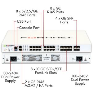 FG-200G-BDL-809-60 | Fortinet FortiGate-200G Firewall Hardware