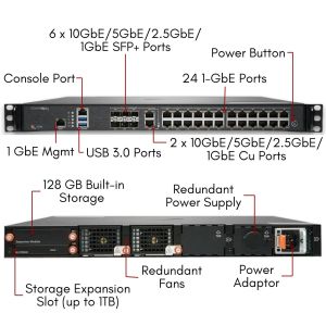 02-SSC-4330 | SonicWall NSa 5700 Appliance Only Firewall | Network